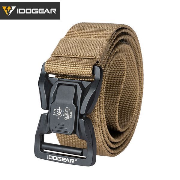 Пояс (IG-BT3427-TV) Ремінь для тактичних штанів IDOGEAR 1.5'' Magnetic Quick Release Tactical Belt S I1.5_MQRTB_B фото