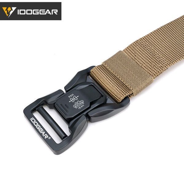 Пояс (IG-BT3427-TV) Ремінь для тактичних штанів IDOGEAR 1.5'' Magnetic Quick Release Tactical Belt S I1.5_MQRTB_B фото