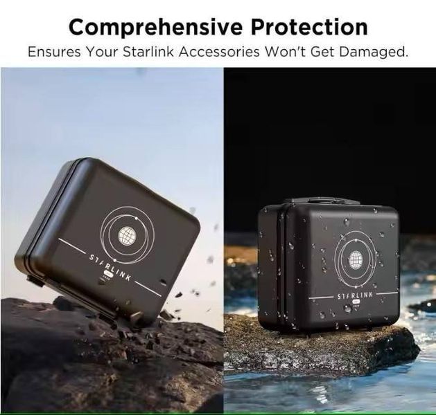 Портативный защитный кейс для Starlink Mini с водонепроницаемым покрытием case-starlink-mini-2003 фото