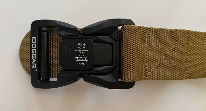 Пояс (IG-BT3427-TV) Ремінь для тактичних штанів IDOGEAR 1.5'' Magnetic Quick Release Tactical Belt S I1.5_MQRTB_B фото