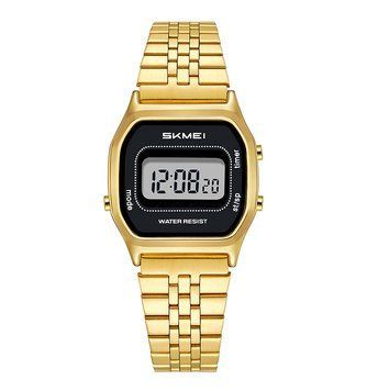 Мужские наручные часы Skmei 2651GD Gold золотистого цвета со стальным браслетом. ABR-1080-3248 фото