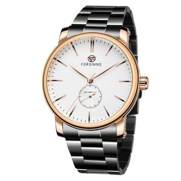 Годинник Forsining 8214 Rose Gold-White ABR-1059-0272 фото