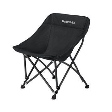 Стул складной Naturehike Stellaluna T04 CNK2550JJ022, углеродистая сталь, черный AM-6977465866639 фото