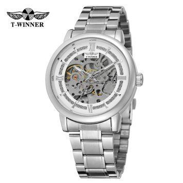 Мужские часы Forsining 8173 Silver-White Steel ABR-1059-0233 фото