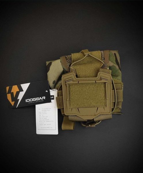 Кавер (чохол) (IG-HC3812-MC-M) тактичний для балістичного шолому IDOGEAR Мультикам, з кишенею для батареї розмір м idg-cover фото