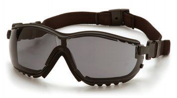 Очки защитные с уплотнителем Pyramex V2G (gray) Super Anti-Fog H2MAX, серые UAB-PM-V2G-GR1M фото