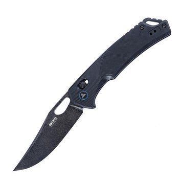 Нож складной SRM Retriever 9201-GB, черный AM-9201-GB фото