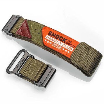 Ремінець для а Hemsut HGA142 Shock the world Garmin Green 22 mm ABR-1051-1281 фото