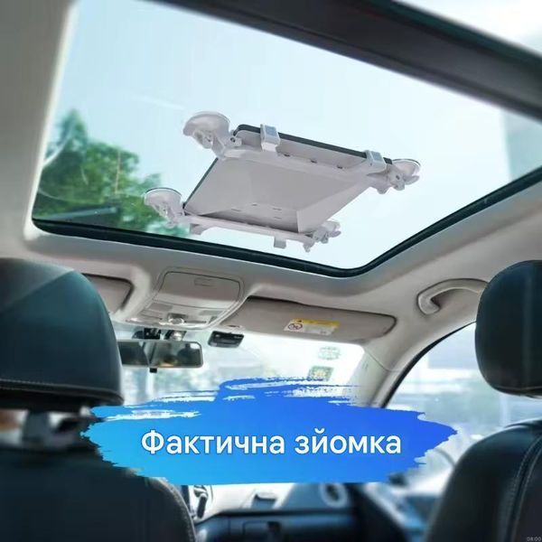 Кронштейн автомобільний для Starlink Mini універсальний на присосках sl-mini-suck-wh фото