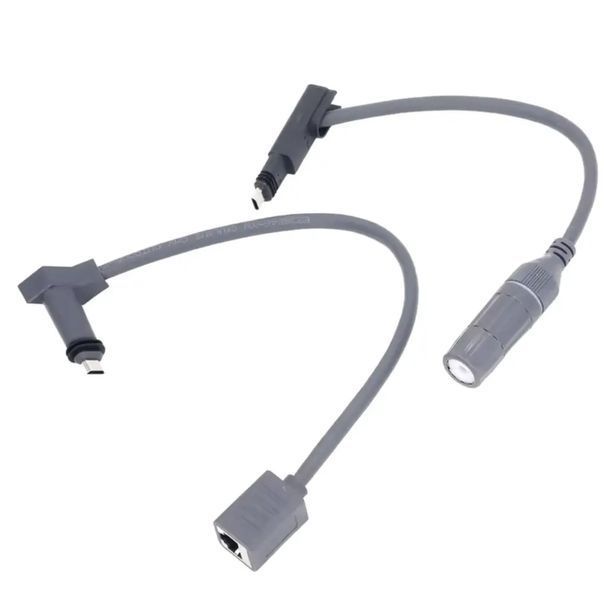 Комплект конекторів для Starlink GEN 2 SPX to RJ45 адаптер Ethernet водонепроникний 1200Мбіт/с мідь з гумовим корпусом 2шт adapter-starlink-gen2-spx фото