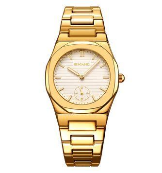 Мужские часы Skmei 2681GDSI Gold-Silver в комбинированном цвете золото и серебро ABR-1080-3267 фото