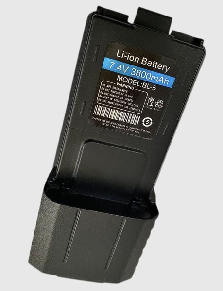 Аккумулятор (батарея) усиленный 3800mah, для BAOFENG UV-5R BAB фото