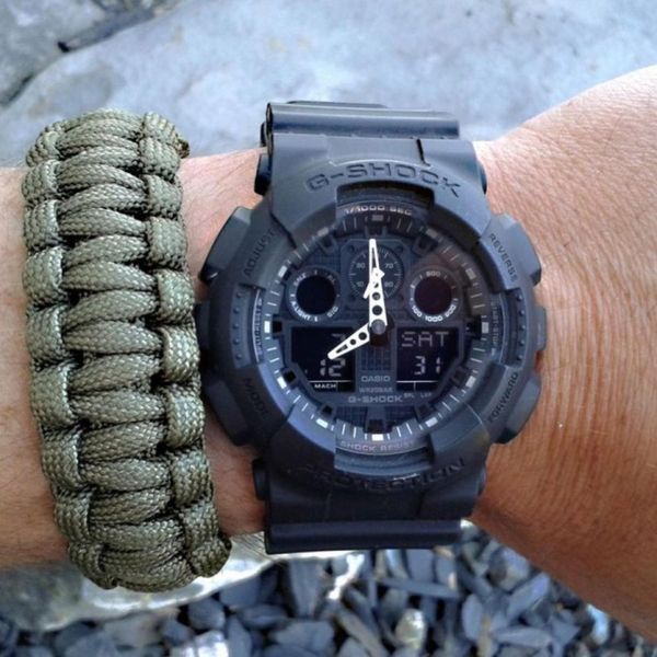 Мужские часы Casio G-SHOCK GA-100-1A1 ABR-1141-0501 фото