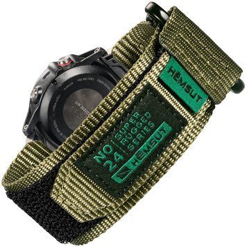 Ремінець для а Hemsut HS121 Super Strong Nylon Garmin Green 20 mm ABR-1051-1319 фото