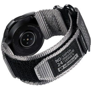 Ремінець для а Hemsut HGA121 Super Strong Nylon Grey 20 mm ABR-1051-1268 фото
