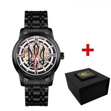 Класичний чоловічий годинник Awarder 025 Sharp All Black ABR-1202-0431 фото