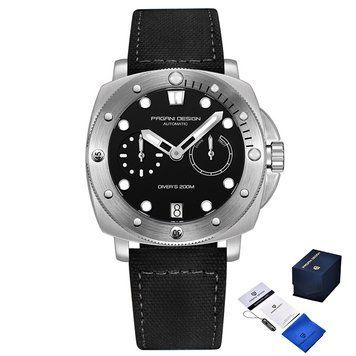 Годинник Pagani Design PD-1767 Silver-Black ABR-1138-0205 фото
