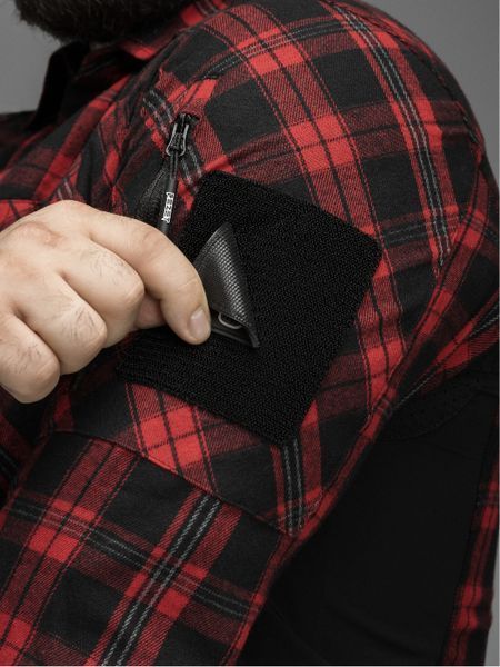 Рубашка фланелевая BEZET Defender черный/красный L bezet_ defender_black_red_l фото