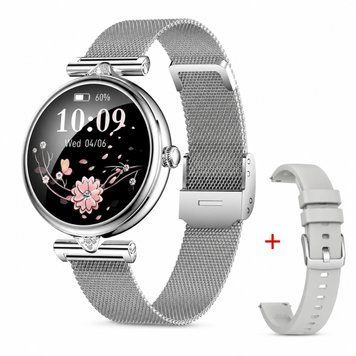 Розумний годинник Modfit Eclipse Silver Mesh + ремінець в подарунок STOPPED ABR-1077-0320 фото