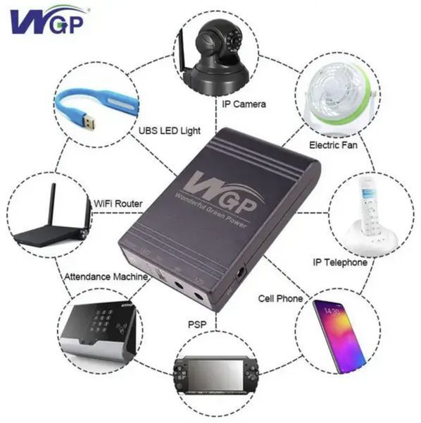 Джерело безперебійного живлення Mini UPS WGP power bank для роутера 10400mAh mini_ups_wgp фото