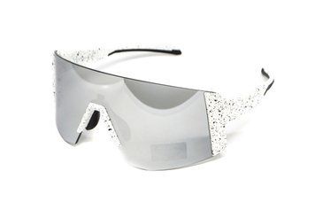 Очки защитные Global Vision Astro White (G-Tech&trade; silver), зеркальные серые в белой оправе (с возможностью установки диоптрийной вставки) UAB-GV-ASTRW-SM фото