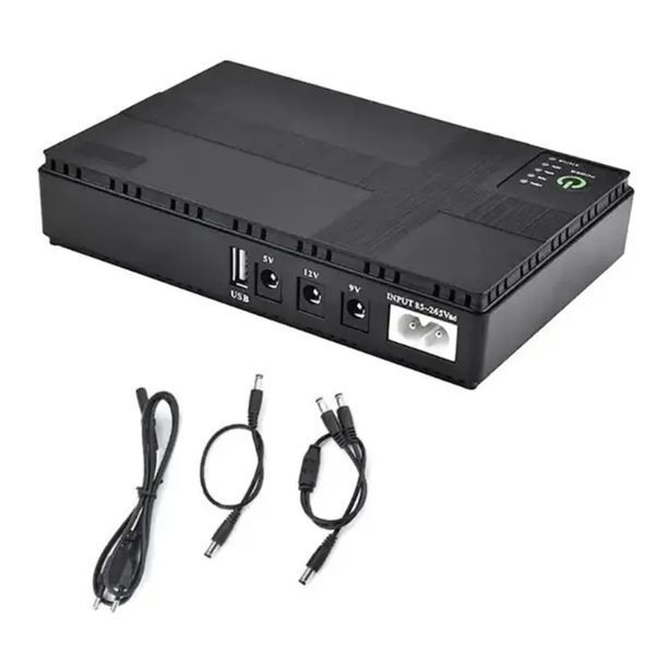 Джерело безперебійного живлення для роутера UPS Mini 18W 10400 mAh Чорний ups_mini_10400_mah фото