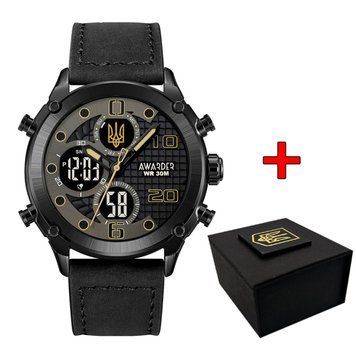 Часы Awarder 017 Трезубец золото All Black ABR-1202-0123 фото