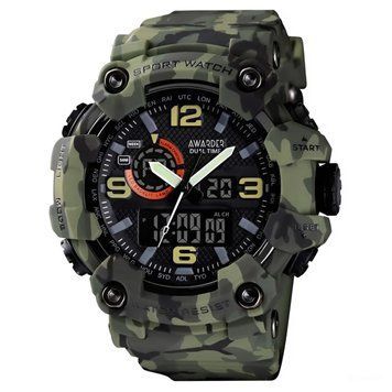 Чоловічий годинник Awarder 002 Camo Green ABR-1202-0168 фото