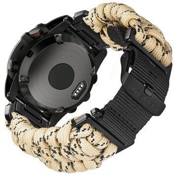 Ремінець для а Hemsut HGA145 Rugged Paracord Garmin Khaki 22 mm ABR-1051-1263 фото