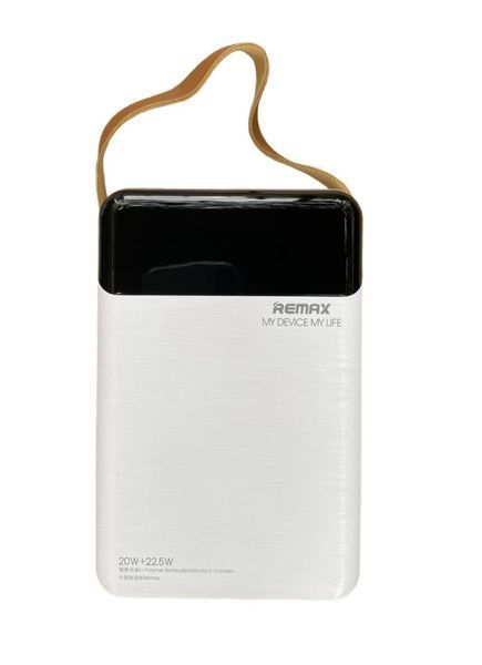Зарядний пристрій Павербанк автономний Remax RPP-566 Lesu II Series PD20W+QC22.5W Cabled Fast Charging 80000 mAh Білий Remax_RPP-566 фото