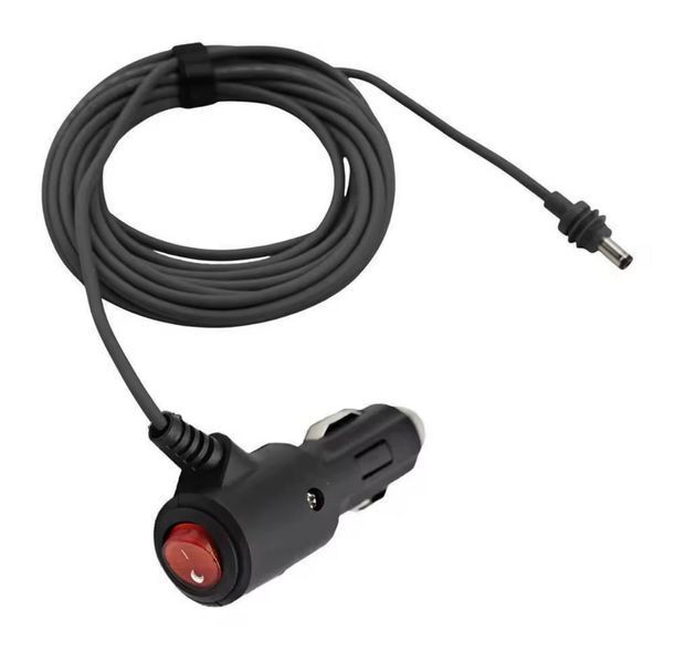 Автомобільний кабель живлення постійного струму для Starlink Mini 3 м 18 AWG, 12 В, з перемикачем живлення Увімк./Вимк., розєм прикурювача car-dc-power-3m-18awg фото