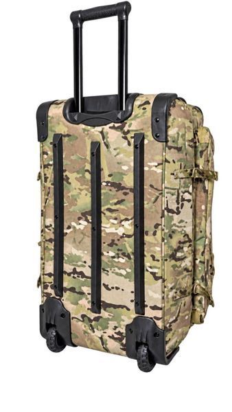 Тактична сумка на колесах 100 л з висувною ручкою, мультикам tac-100l-multicam фото