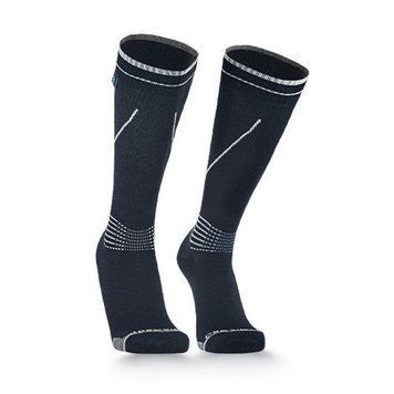 Водонепроникні шкарпетки Dexshell Longlite Socks 2.0, сірі полоски, розмір L (43-46) AM-DS72506JBG-L фото
