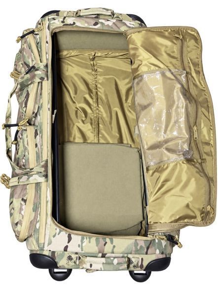 Тактична сумка на колесах 100 л з висувною ручкою, мультикам tac-100l-multicam фото