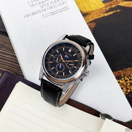 Мужские часыForsining 319 Black-Cuprum-Black ABR-1059-0023 фото