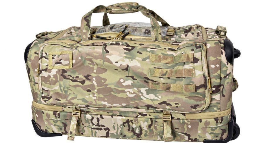 Тактична сумка на колесах 100 л з висувною ручкою, мультикам tac-100l-multicam фото