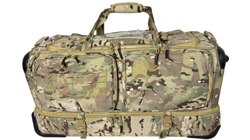 Тактична сумка на колесах 100 л з висувною ручкою, мультикам tac-100l-multicam фото