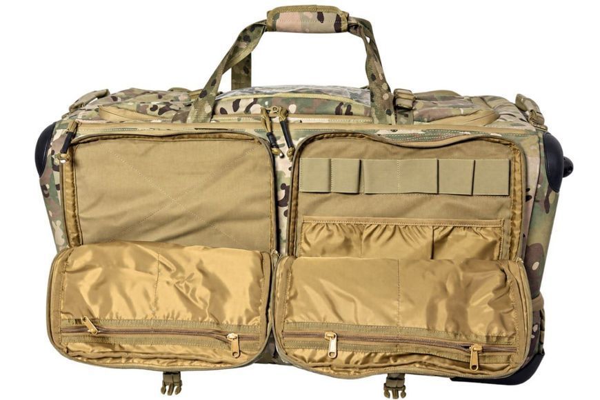 Тактична сумка на колесах 100 л з висувною ручкою, мультикам tac-100l-multicam фото