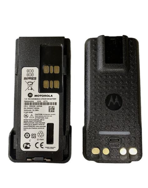 Акумулятор 3000mAh Type-C (батарея) для радіостанції Motorola PMNN4493А, підходить до Motorola DP2400e / DP2600e / DP4400e / DP4600e / DP4800e А30т фото