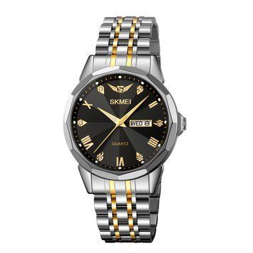 Часы Skmei 2291TGDBK Silver-Gold-Black ABR-1080-2483 фото