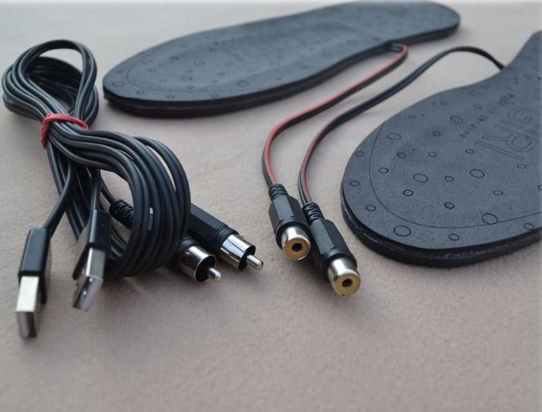 Стельки с подогревом (40-35р) + провода USB (2 выхода) ustilky-z-pidihrivom-40-35r-usb-2-vykhod фото