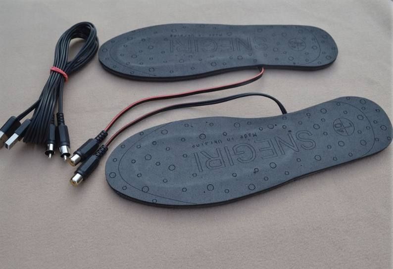 Стельки с подогревом (40-35р) + провода USB (2 выхода) ustilky-z-pidihrivom-40-35r-usb-2-vykhod фото